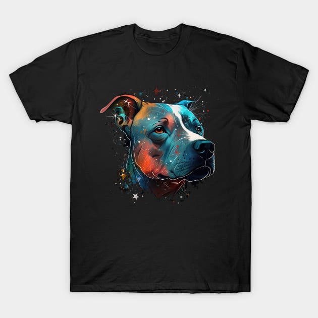 pitbull T-Shirt by a cat cooking